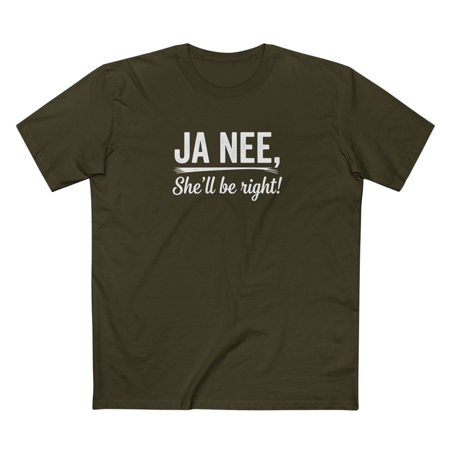 Ja Nee, She’ll Be Right! T-Shirt white