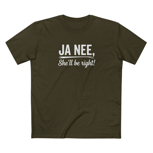 Ja Nee, She’ll Be Right! T-Shirt white