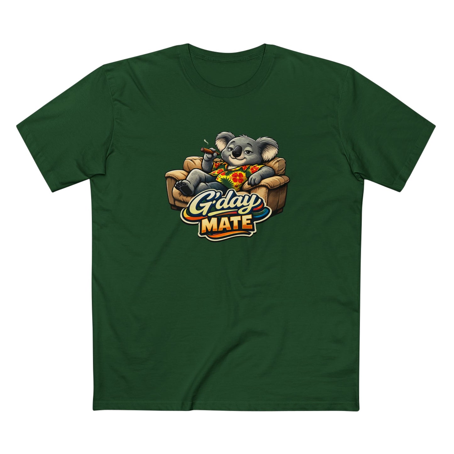 T-Shirt — 'G'day Mate' Relaxed Koala Graphic Tee