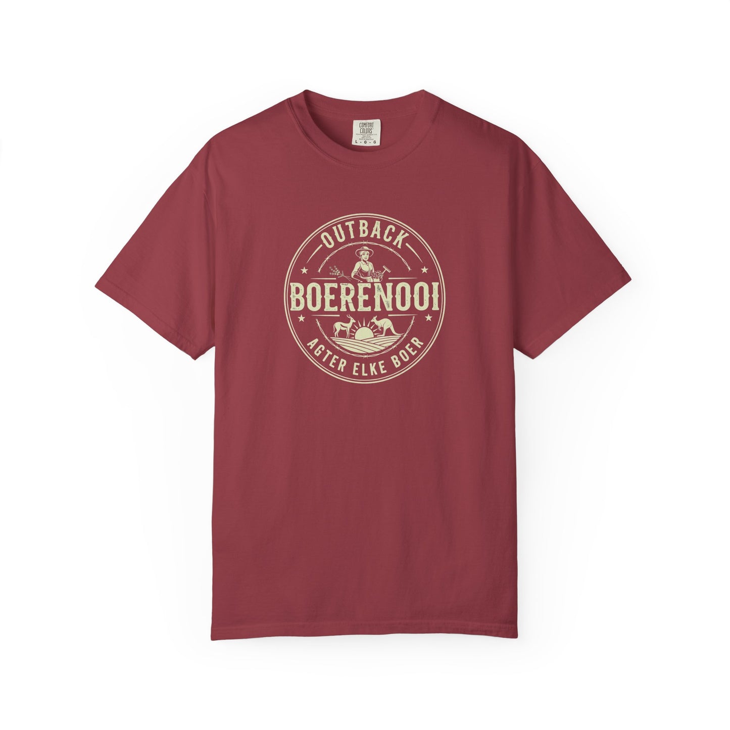 Boerenooi Outback Patch T-Shirt — Vintage Outdoors Badge Tee