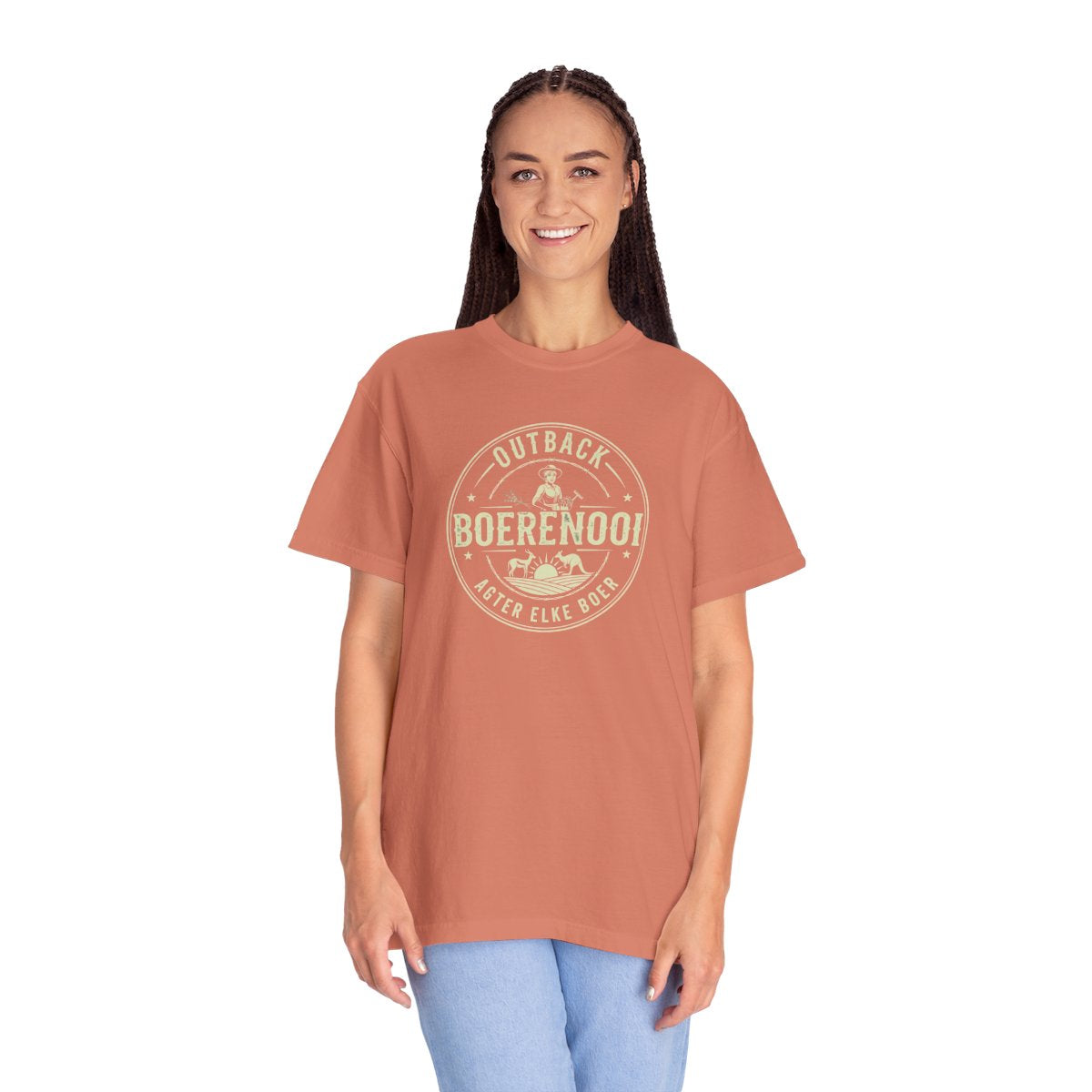 Boerenooi Outback Patch T-Shirt — Vintage Outdoors Badge Tee